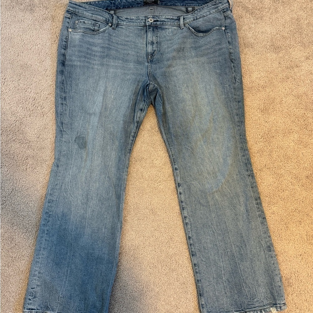 Torrid‎ Women’s Mid Rise Slim Bootcut Jeans Size 24R - Picture 2 of 12